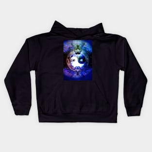 Sister Moon , Butterflies, Moon I Ching Kids Hoodie